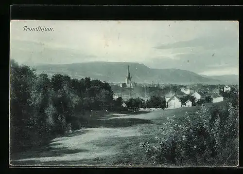 AK Trondhjem, Blick auf die Stadt