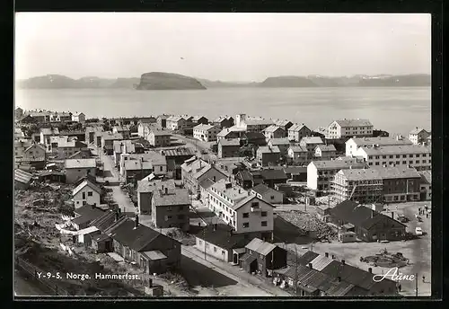 AK Hammerfest, Ort aus der Vogelschau