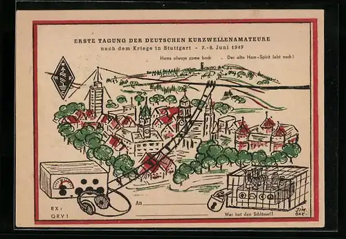 AK Stuttgart, Erste Tagung der deutschen Kurzwellenamateure 1947