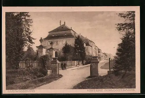 AK Ludwigsburg, Hintere Schlosstrasse