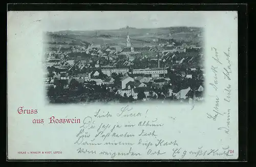 AK Rosswein, Totalansicht mit Kirche