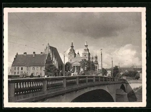 AK Posen, Dom mit Brücke