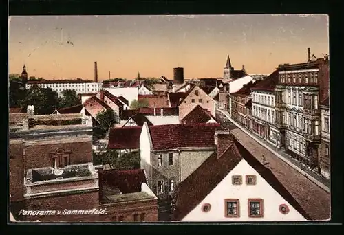 AK Sommerfeld, Panorama der Stadt