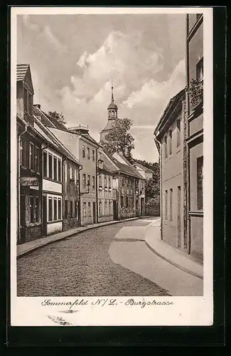 AK Sommerfeld /N. L., Burgstrasse