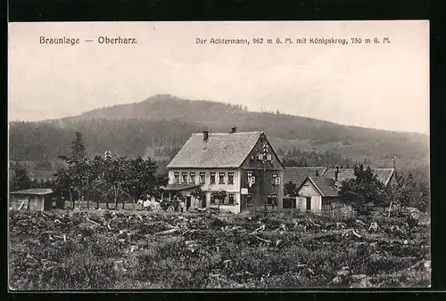AK Braunlage /Oberharz, Der Achtermann mit Königskrug