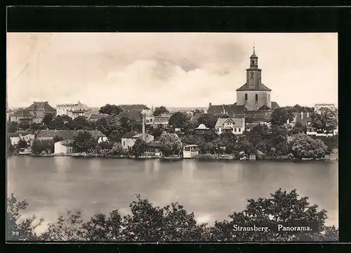 AK Strausberg, Panorama der Stadt