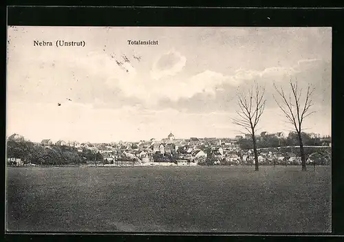 AK Nebra /Unstrut, Totalansicht des Ortes