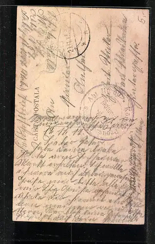 AK Frau in rumänischer Volkstracht