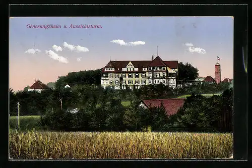 AK Werden, Genesungsheim und Aussichtsturm