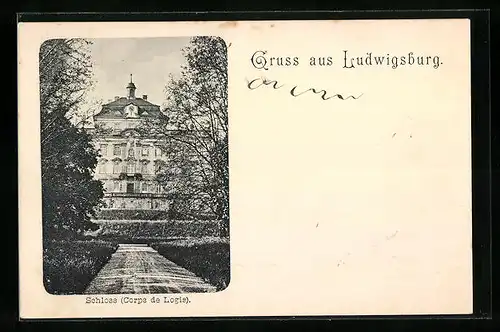 AK Ludwigsburg, Schloss Corps de Logis