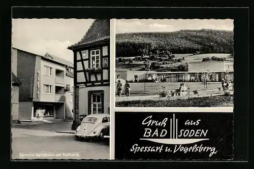 AK Bad Soden, Sprudel-Apotheke am Rathaus, Kurhaus