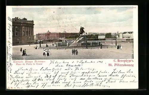 AK St. Pétersbourg, Place de Pierre le Grand