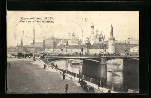 AK Moscou, Vue du Kremlin