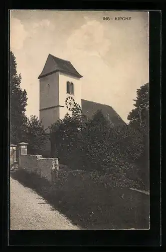 AK Ins, Blick auf die Kirche