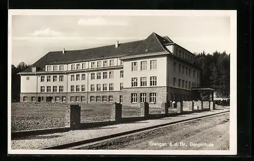 AK Giengen a. d. Br., Blick zur Bergschule