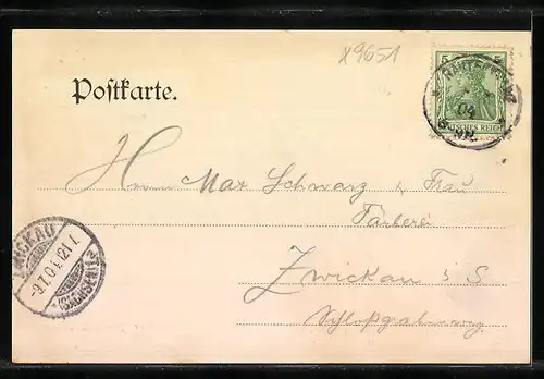 AK Rautenkranz i. Vogtl., Gasthof Automobilstation