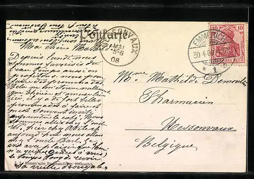 AK Emmerich, Alter Markt und Stein Strasse