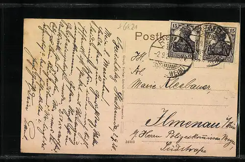 AK Remda, Markt mit Kirche