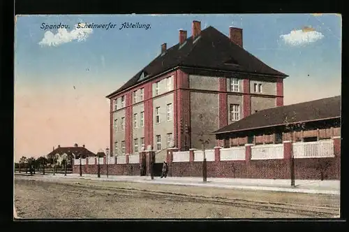 AK Berlin-Spandau, Kaserne der Scheinwerfer Abteilung