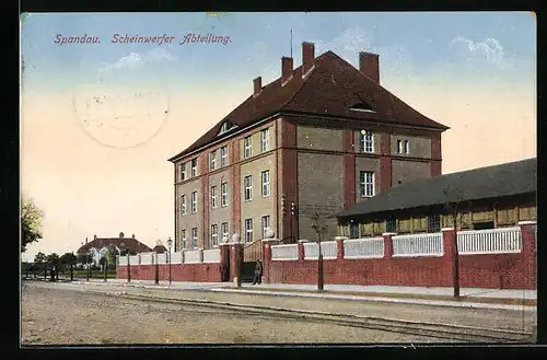 AK Berlin-Spandau, Kaserne der Scheinwerfer Abteilung