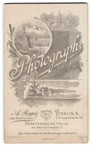 Fotografie A. Regis, Berlin, Landschaftansichten mit Wasser und Pflanzen