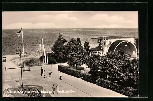 AK Zinnowitz, Blick zum Musikpavillon