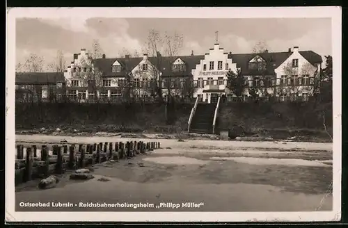 AK Lubmin, Reichsbahnerholungsheim PhilippMüller