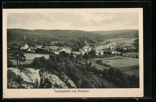 AK Buchfart, Totalansicht des Ortes