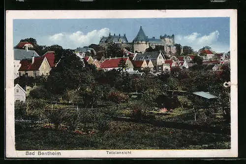 AK Bad Bentheim, Totalansicht des Ortes