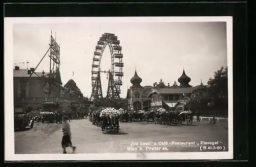 AK Wien, Joe Lesti`s Café-Restaurant Eisvogel, Wiener Prater