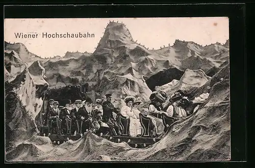 AK Wien, Hochschaubahn im Wiener Prater