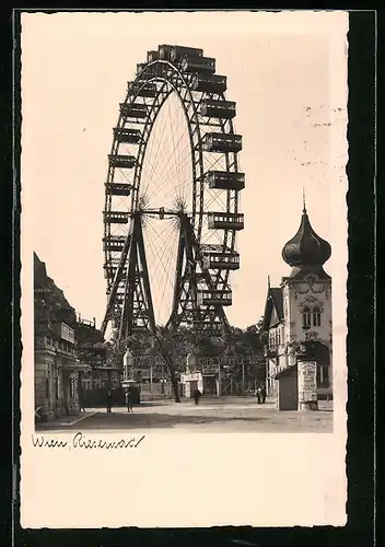 AK Wien, Riesenrad auf dem Wiener Prater