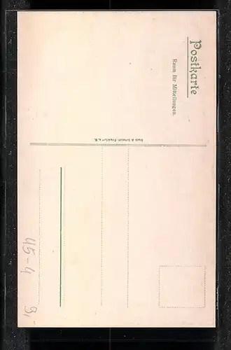 Künstler-AK Frankfurt a. M., 11. Deutsches Turnfest 1908, Gruppe a. d. Festzug