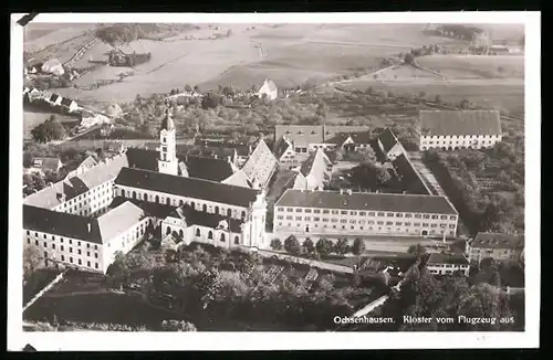AK Ochsenhausen, Fliegeraufnahme vom Kloster