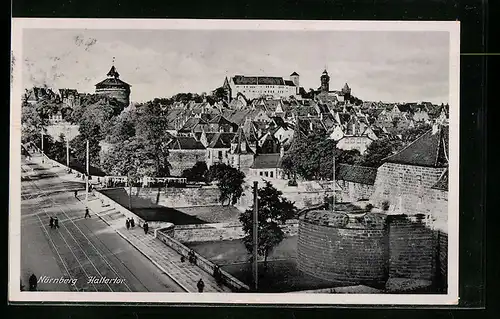 AK Nürnberg, Blick auf das Hallertor
