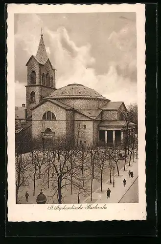 AK Karlsruhe, St. Stephankirche