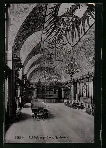 AK Berlin, Reichstagsgebäude, Speisesaal