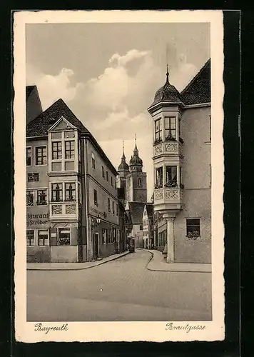 AK Bayreuth, Blick in die Brautgasse