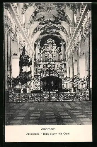 AK Amorbach, Abteikirche, Orgel