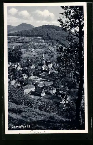 AK Ottenhöfen i. B., Totalansicht vom Ort