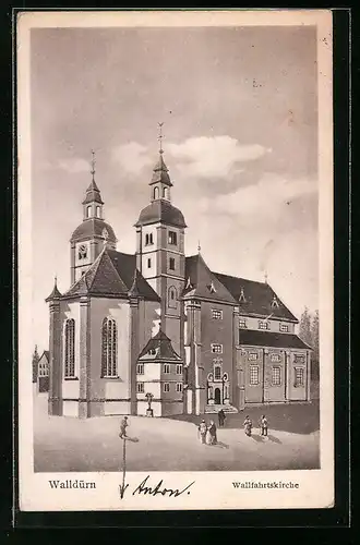 AK Walldürn, Ansicht der Wallfahrtskirche