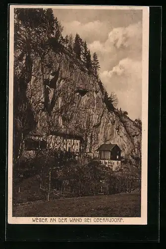 AK Oberaudorf, Weber an der Wand
