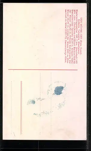 AK Günne, Panoramablick über den Möhne-See