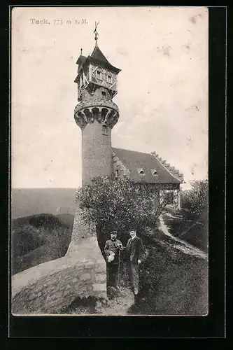 AK Teck, Teilansicht der Ruine