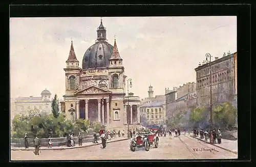 Künstler-AK Warszawa, Kosciol Sw. Aleksandra