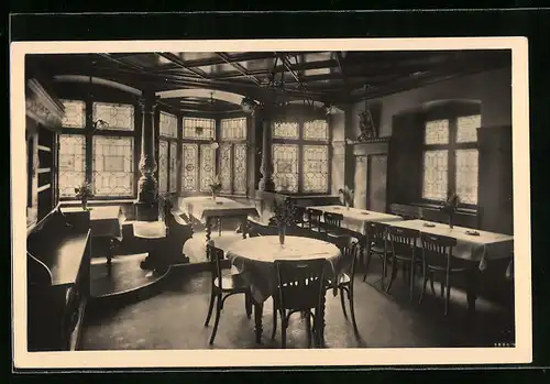 AK Lindau i. B., Innenansicht der Gaststätte Gothenkeller