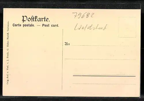 AK Hinter-Todtmoos, Blick auf das Schwarzwaldhaus Maier