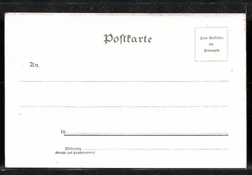 Lithographie Kevelaer, Kerzen-Kapelle und Pfarrkirche