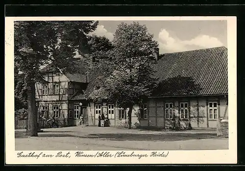 AK Winsen /Aller, Blick auf das Gasthaus zur Post