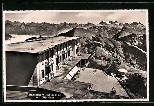 AK Stanserhorn, Aussichtsplattform und Glärnisch